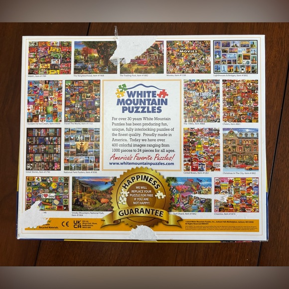 White Mountain 1000 Piece Puzzle - Words of Wisdom - Picture 3 of 4